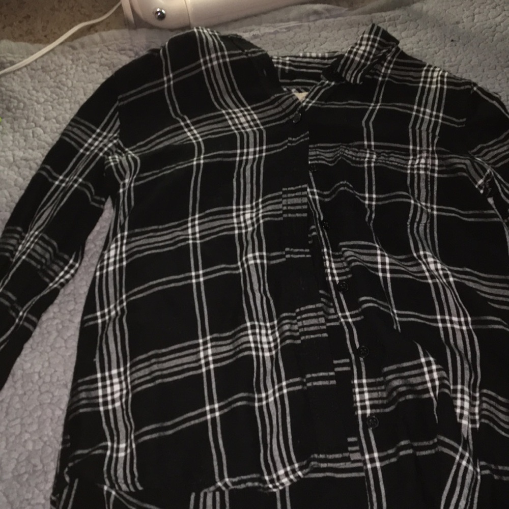 Plaid flannel, soft, size US xs